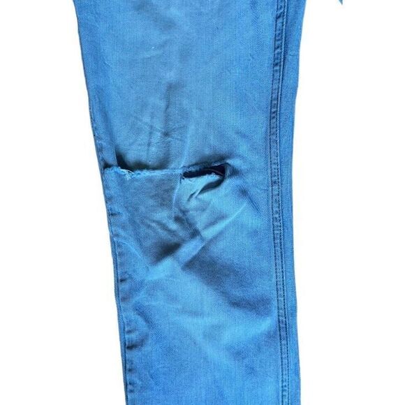 LEVI'S 511 SLIM FIT RIPPED JEANS BLUE STONE W32 L32 - Picture 5 of 11